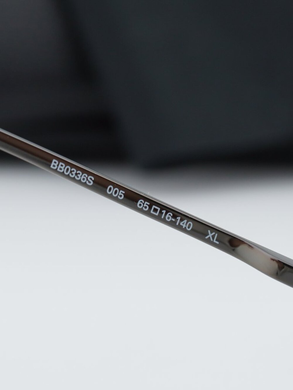 Balenciaga BB0336S 005 Unisex Oval Sunglasses - Grey / Green Mirror - Picture 4 of 11